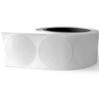 3 in (76mm) Circle Die Cut High Gloss Paper for IColor 200 / 250 (825 labels per roll)